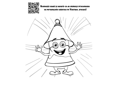 Plansa de colorat Clopotelul Magic