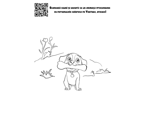 Plansa de colorat Lucky